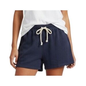CASUAL Perfect White Tee ALMOST BLACK PIQUE MESH KNIT Venus Pull-On Shorts SZ S